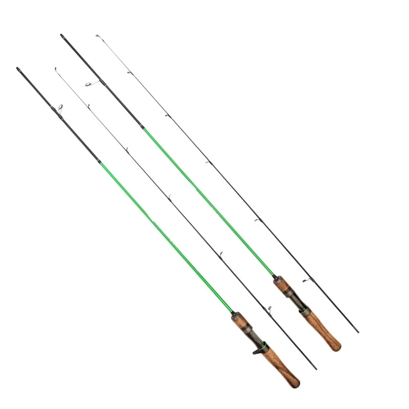 Caña giratoria ultraligera de fibra de carbono, 1,68/1,8 M, para pesca con microseñuelo, punta sensible - imagen 5