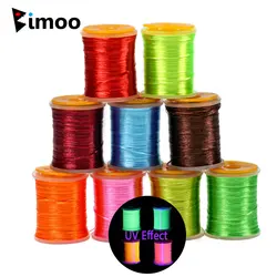 Bimoo Hilo moscas fluorescente para salmón y lubina