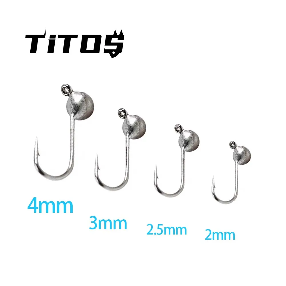 Anzuelo Hayabusa de pesca en hielo, señuelo suave de Color primario, Bola de tungsteno, gran oferta - imagen 4