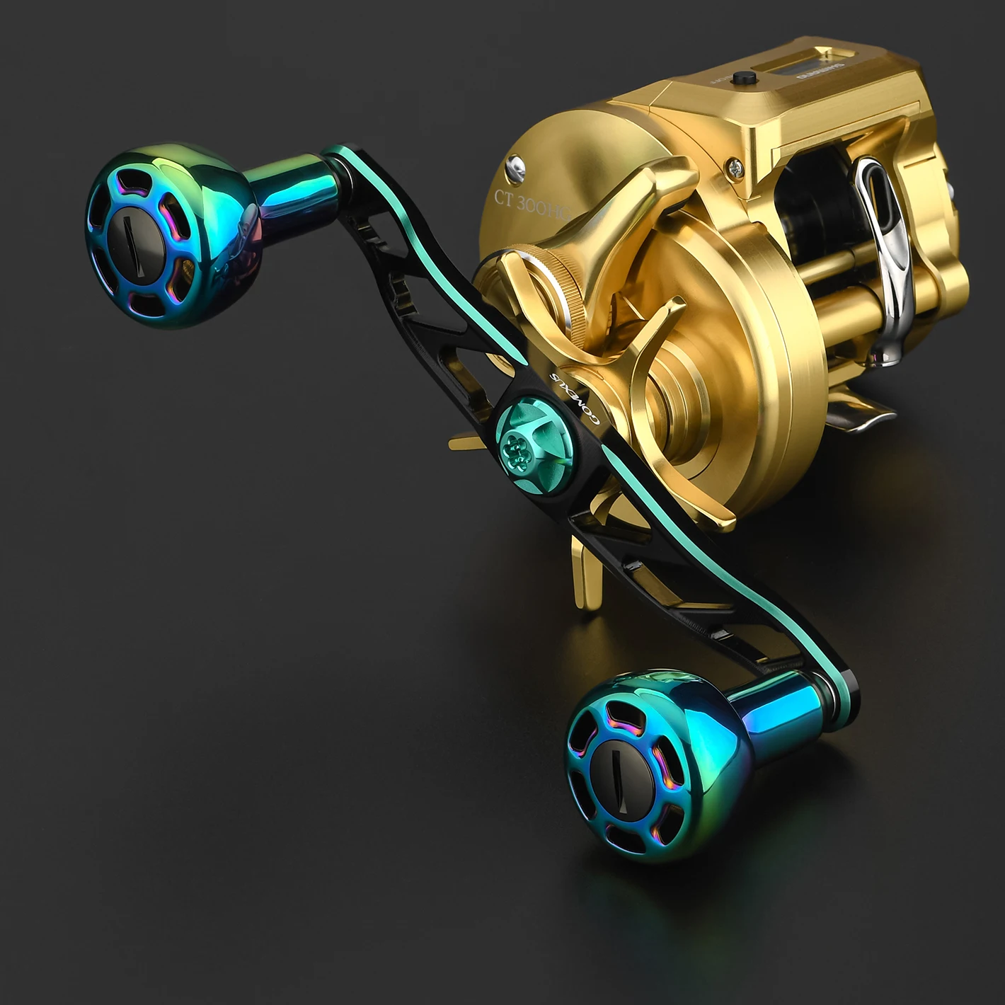 Perilla de alimentación de carrete de titanio Gomexus 30mm TA30 para Shimano CQ Tranx Curado Stella Daiwa Ryoga Zillion Tatula Exist LT baitcaster - imagen 3