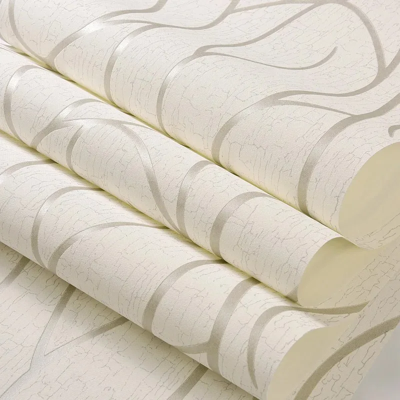 Papel tapiz de pared de fondo de decoración de habitación de tela no tejida de estilo europeo, pegatina de pared 3D moderna Simple, papel tapiz de dormitorio de nuevo diseño - imagen 3