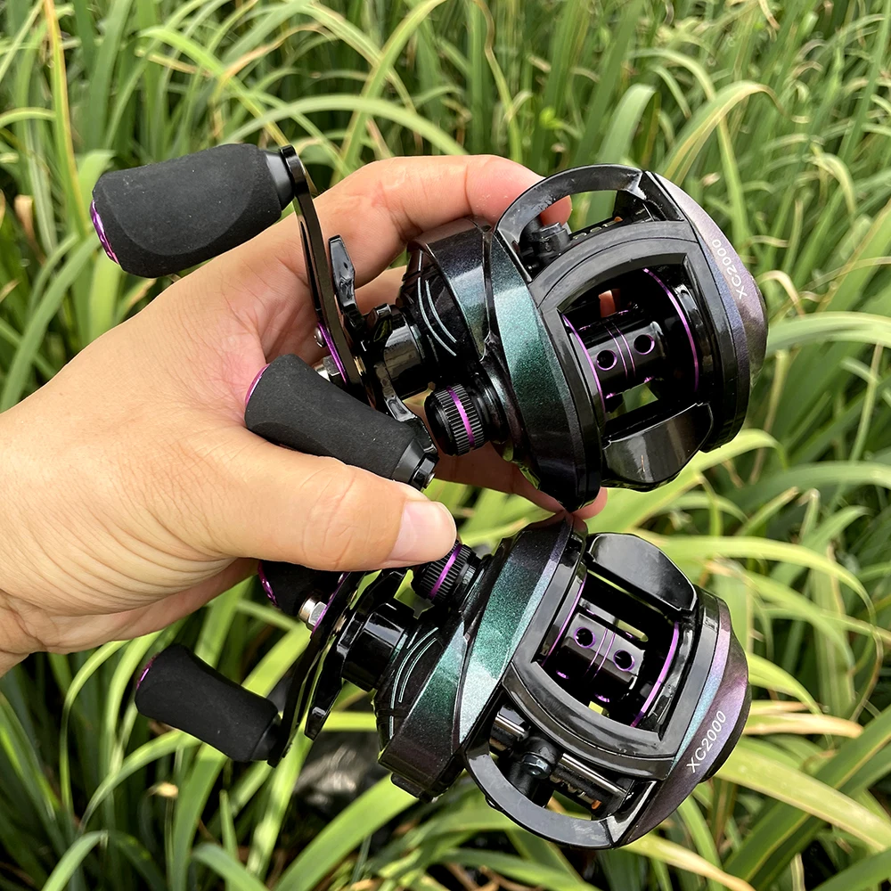 Carrete de Metal 18 + 1, carrete de pesca de fundición con señuelo, relación de engranaje 8,1: 1, rueda de pesca de carpa de alta velocidad - imagen 4