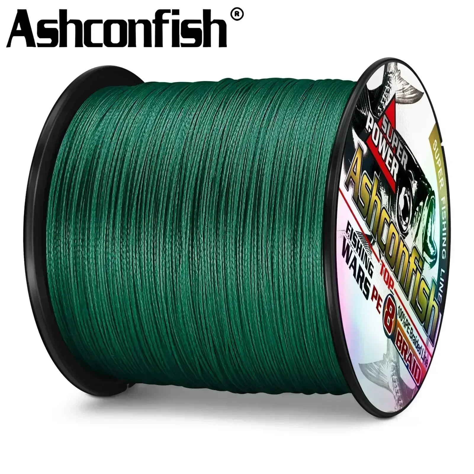 Línea trenzada Ashconfish X8 – PE 8 hebras súper fuerte - imagen 3