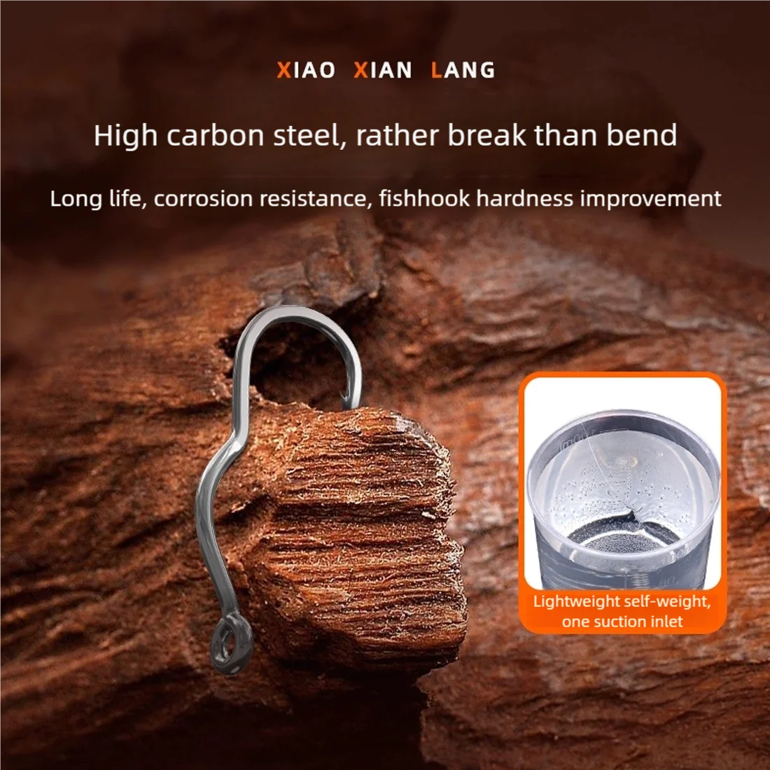 9KM 50 Uds anzuelo de carpa anzuelo de pesca con tapa automática de acero rico en carbono con púas afiladas con ojo - imagen 4