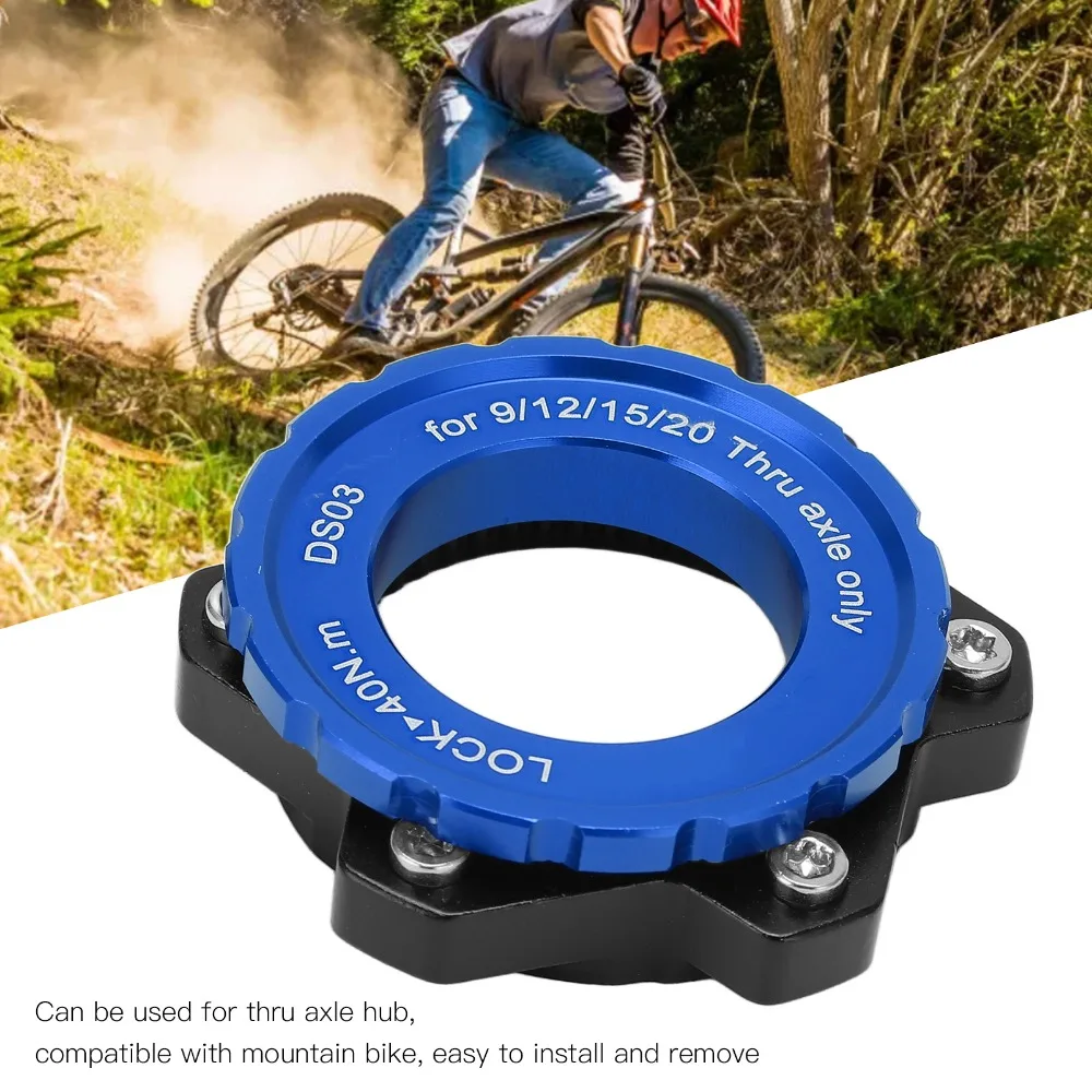 Adaptador de bloqueo central de aleación de aluminio, alto rendimiento, fácil instalación, adaptador de cubo de bicicleta, adaptador de Rotor de freno de disco de 52mm - imagen 4