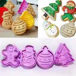 Cortadores silicona para galletas y fondant – Navidad