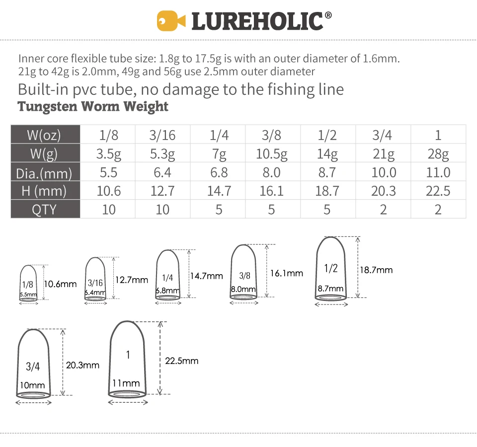 Explore pesas de gusanos de pesca versátiles para experiencias de pesca