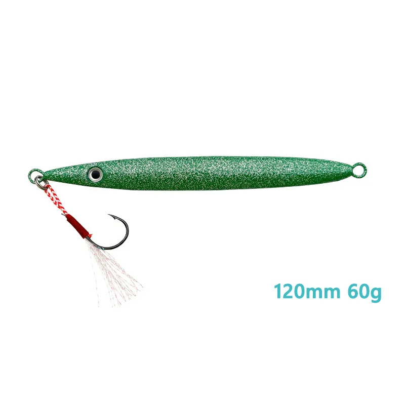 Jig de hierro brillante de hundimiento rápido para pesca de fondo - imagen 4