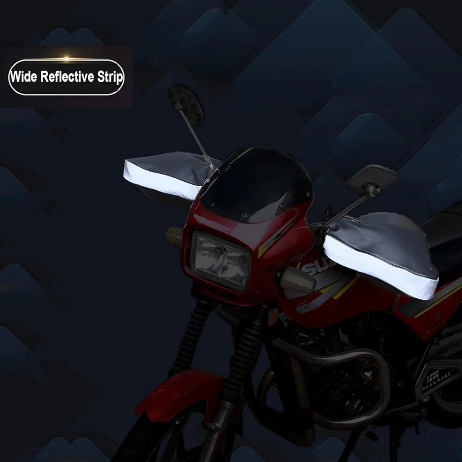 Manoplas de manillar térmicas y antiviento para bicicleta y moto - imagen 4