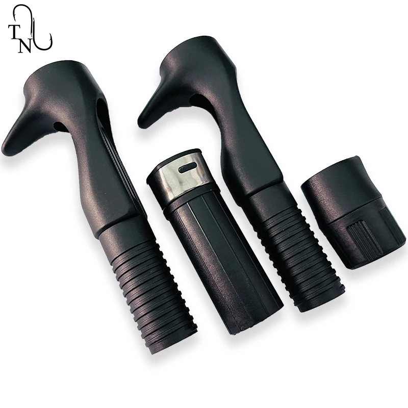 Asiento de carrete TN53 ECS, pieza para caña de pescar de fundición negra, pieza para reparación de bricolaje, componentes para caña de pescar, #16 #17