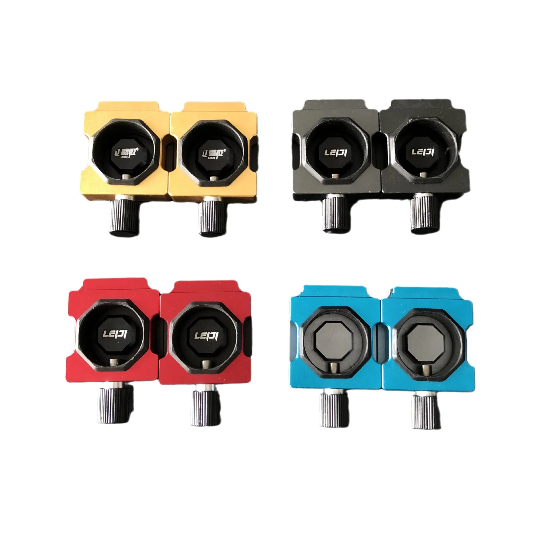 Juego de tres piezas de accesorios para cajas de pesca, Material de aleación de aluminio y magnesio, bandeja para cebo, soporte para pistola de protección para peces - imagen 5