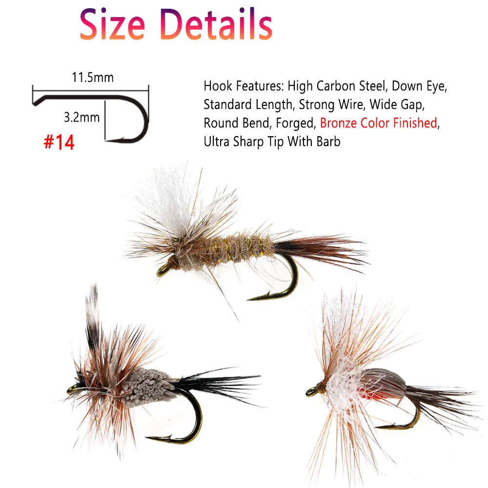 Bimoo-SEÑUELOS DE pesca de trucha flotante, 8 unidades, #14 - imagen 5