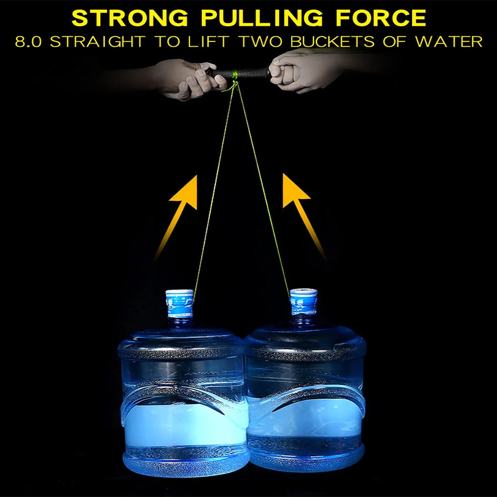 Sedal trenzado de PE superfuerte para Pesca en agua salada, 12 hebras, 100M/300M, 25LB-90LB, Multicolor, X12 - imagen 5