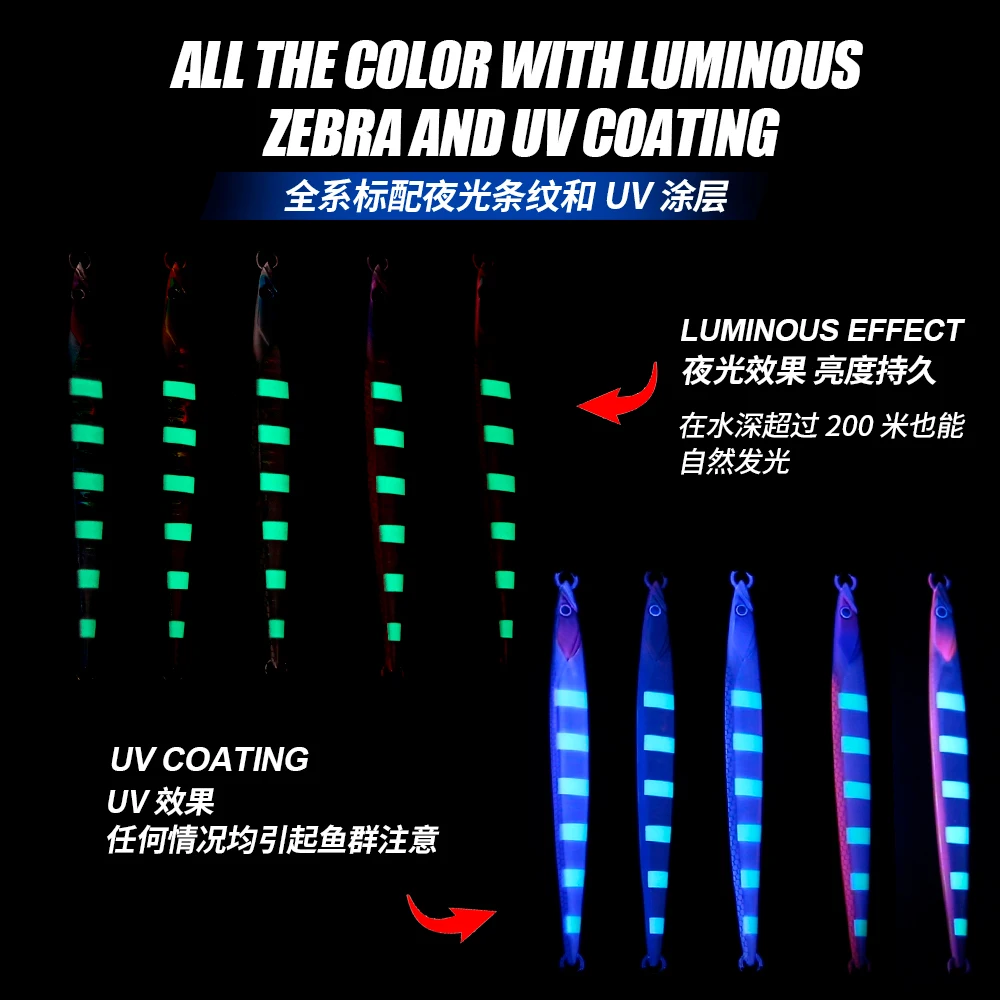 JIGGING PRO 100g 120g 150g plantilla Vertical velocidad plantilla de Metal señuelo de Jigging asimétrico cebo de pesca de agua salada - imagen 5