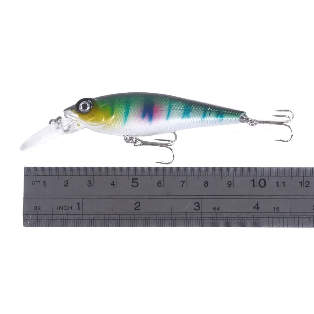 Señuelos de Pesca minnow de 8 piezas, 10cm, 11,8g, Wobble, cebo duro de plástico, Crankbait - imagen 5