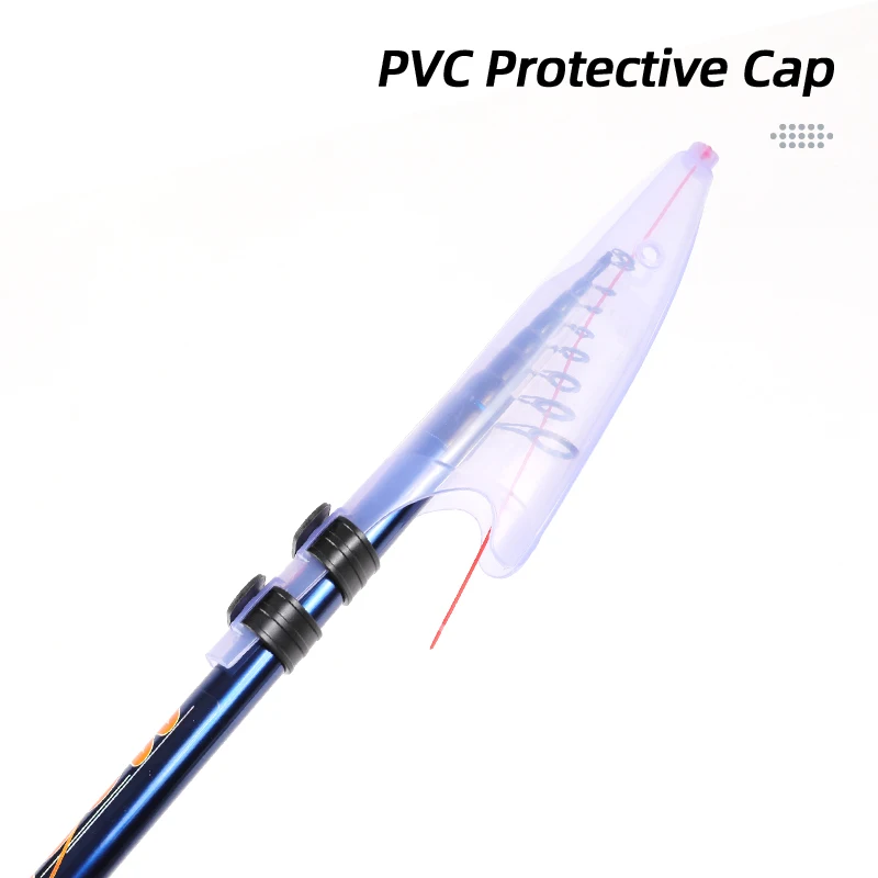 MIFINE-caña de pescar telescópica MAGICA BOLO, 4M, 4,5 M, 5M, peso de fundición 50-100g, de carbono, ultraligera, para viaje al aire libre - imagen 4