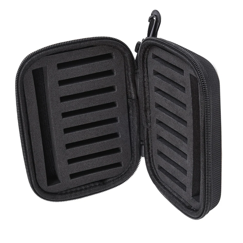 Bolsa de señuelo de pesca con mosca, cuchara giratoria, caja de espuma para cebo, moscas de trucha, anzuelo para anzuelo, contenedor de almacenamiento duro de EVA, 16cm x 11cm x 5cm - imagen 3