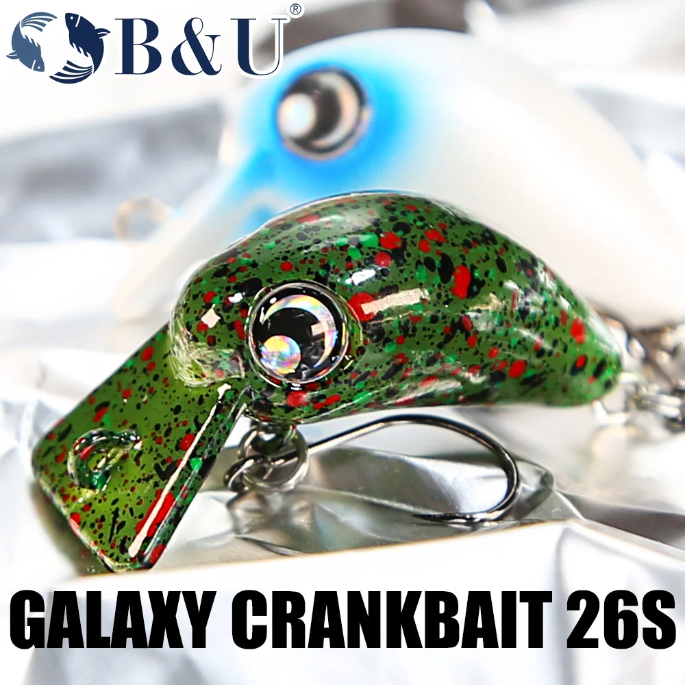 B&U Micro Crankbait hundimiento lento Trucha-Perca - imagen 3