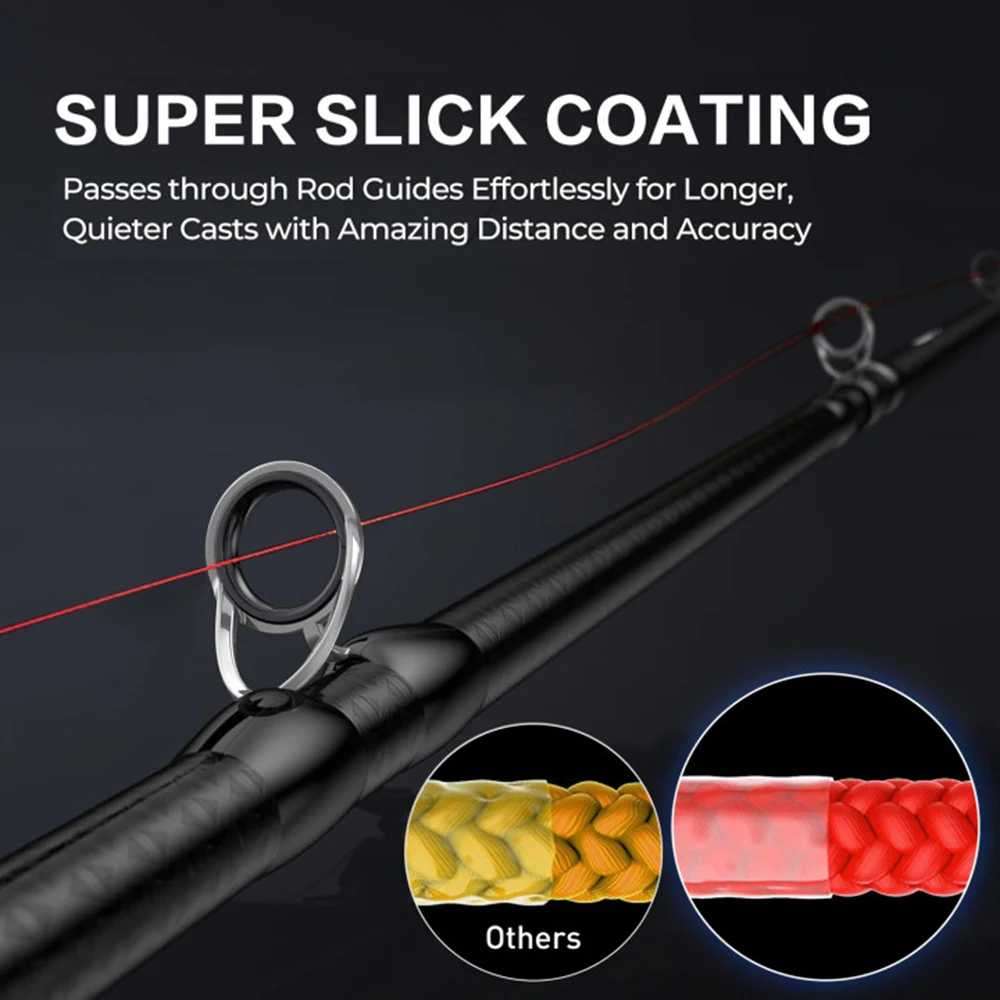 Línea de pesca trenzada Original que nunca se decolora, revestimiento Ultra suave, multifilamento japonés, línea de PE, agua salada, todo para pesca de peces - imagen 5