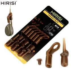 Hirisi Anillas Drop-Off y Perlas de Goma para Rigs de Carpa