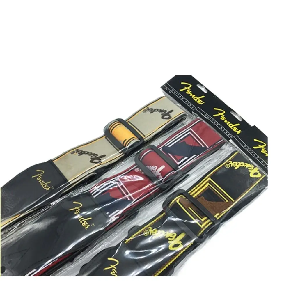 Correa de guitarra de estilo clásico, instrumento Musical, cinturón de hombro de cuero Universal, cinturón de guitarra ajustable duradero - imagen 5