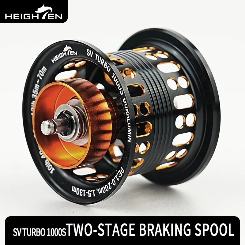 HEIGHTEN Carrete poco profundo para Daiwa Zillion Steez Ryoga Morethan, carrete de Baitcasting