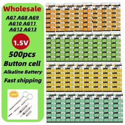 Pilas botón LR44 AG13 alcalinas 1,5V para reloj y luz