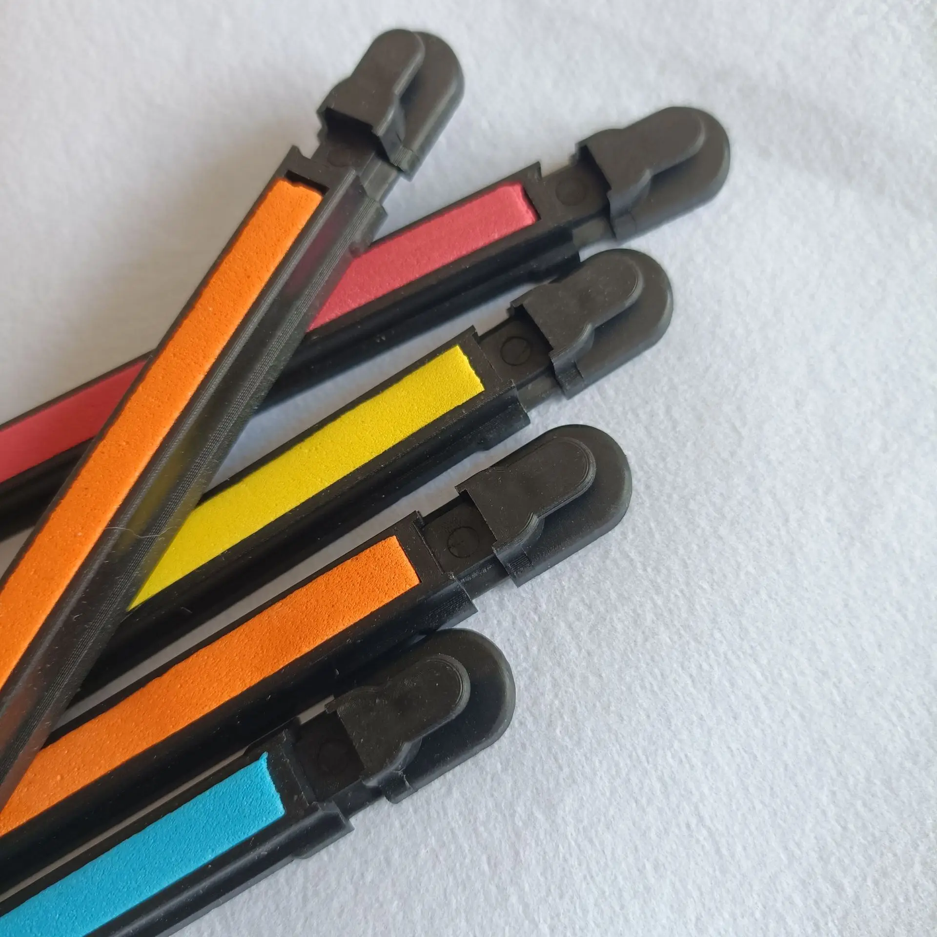 Clip de bobinado para caña de pescar, abrazaderas para carrete, placa de carrete, accesorios de envoltura de línea prácticos, liquidaciones de equipos, peces de hielo, 5 uds. - imagen 3