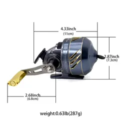 Carrete de pesca cerrado aluminio 3.9:1 – Totalmente metálico