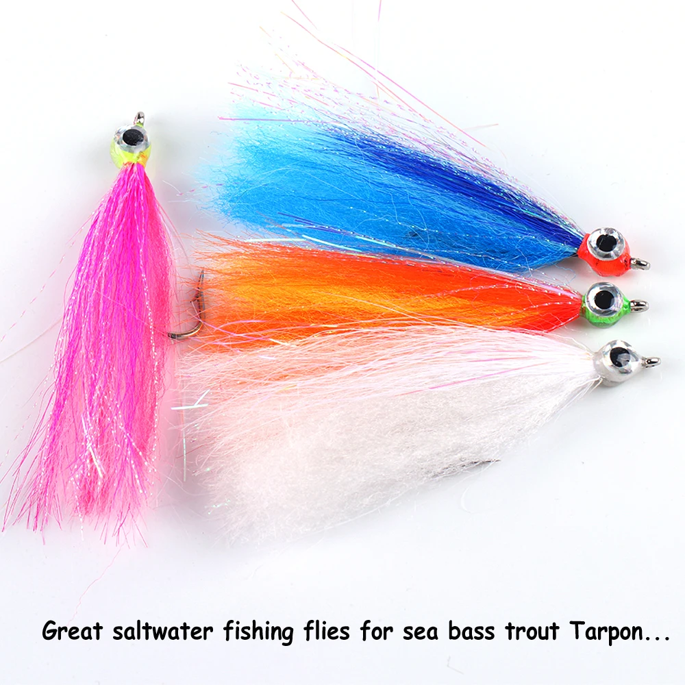 ICERIO-Serpentinas de suspensión UV, cebo de pesca de trucha y lubina, azul, blanco y naranja, anzuelo fuerte, 5/0 - imagen 5