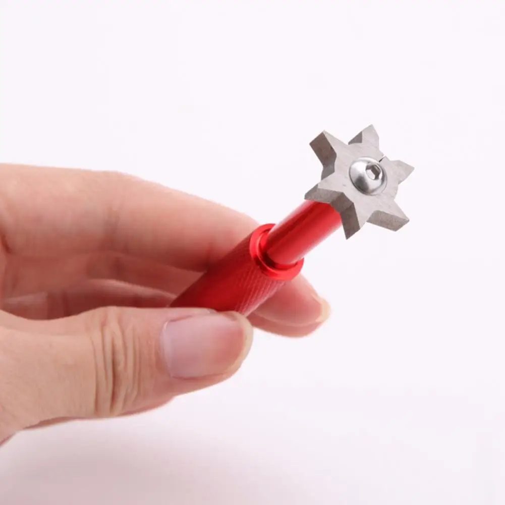 1 Juego de sacapuntas portátil para palos de Golf con 6 cabezales, herramienta de limpieza compacta para palos de Golf de 6 puntas, accesorios de Golf - imagen 5