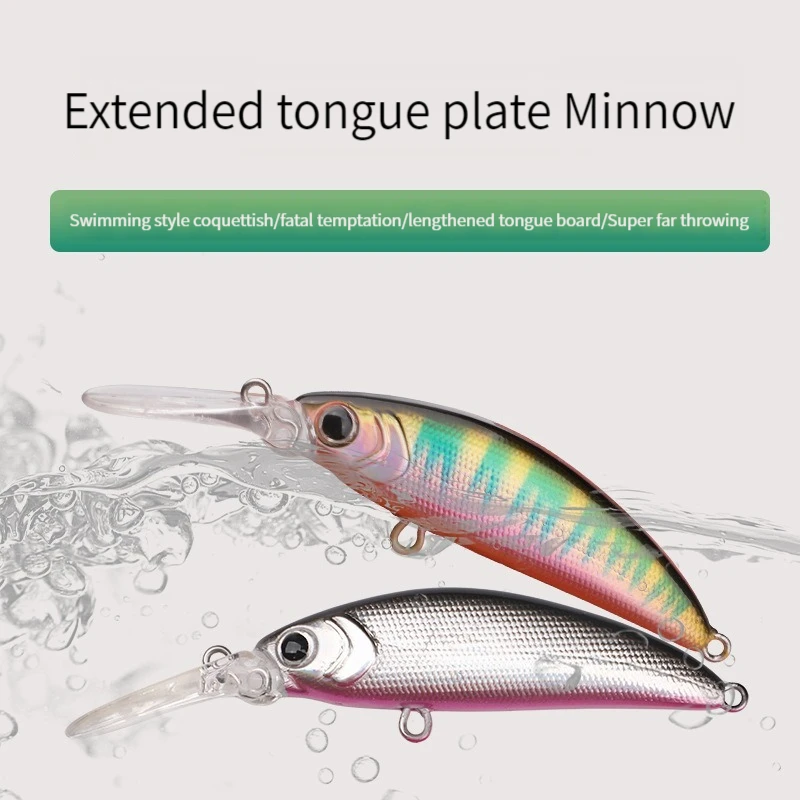 Nuevos Señuelos de Pesca 7cm Minnow hundimiento Jerkbait Wobbler Artificial cebo duro para trucha Lucio Bass Crankbait agua salada depredador señuelo - imagen 5
