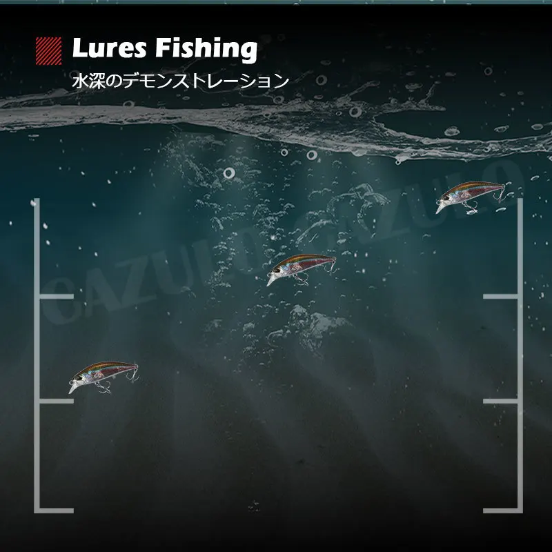 Señuelo duro De pececillo que se hunde, 1 piezas, 38mm, 3,2g, Wobblers, Micro Stream, Accesorios De Pesca De lubina, Leurre Isca Artificial - imagen 5