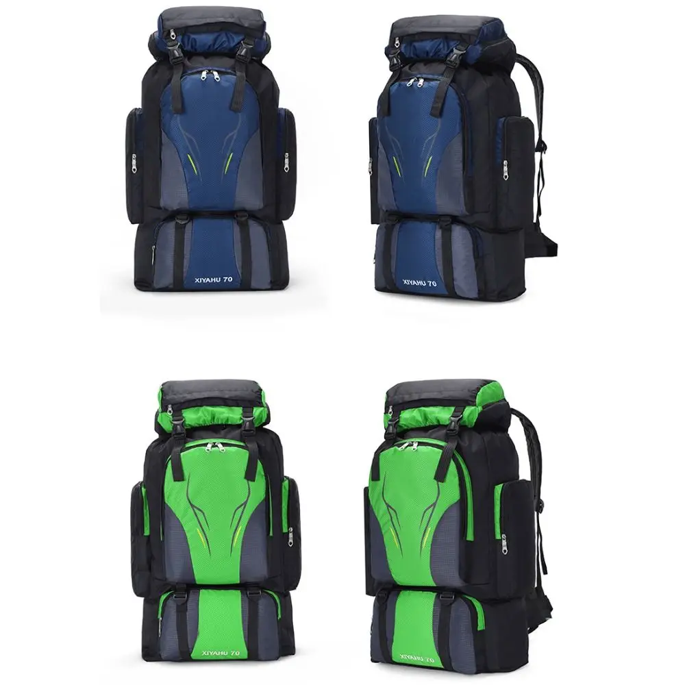 Nueva mochila de senderismo de 70L, Material Oxford, mochila impermeable para acampar, bolsa ligera de alta capacidad para Montañismo al aire libre, bolsa de viaje - imagen 3