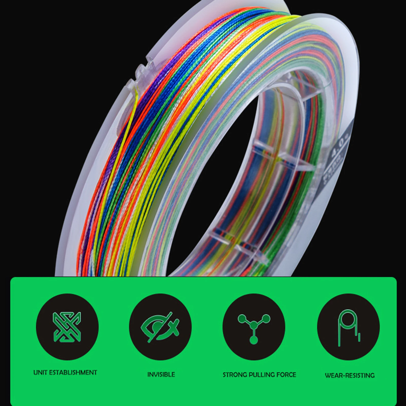 Sedal de pesca de PE de seda Original, herramienta de pesca de pequeño diámetro, estiramiento cero - imagen 3