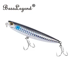 BassLegend Walker Señuelo Topwater Flotante para Lubina y Lucio