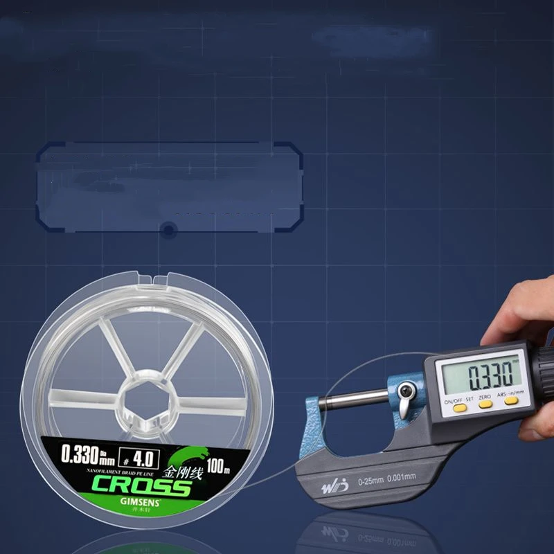 Línea de pesca de PE extremadamente fina, señuelo de línea secundaria súper suave genuino, hilo de pesca de diamante fuerte, accesorio especial - imagen 4