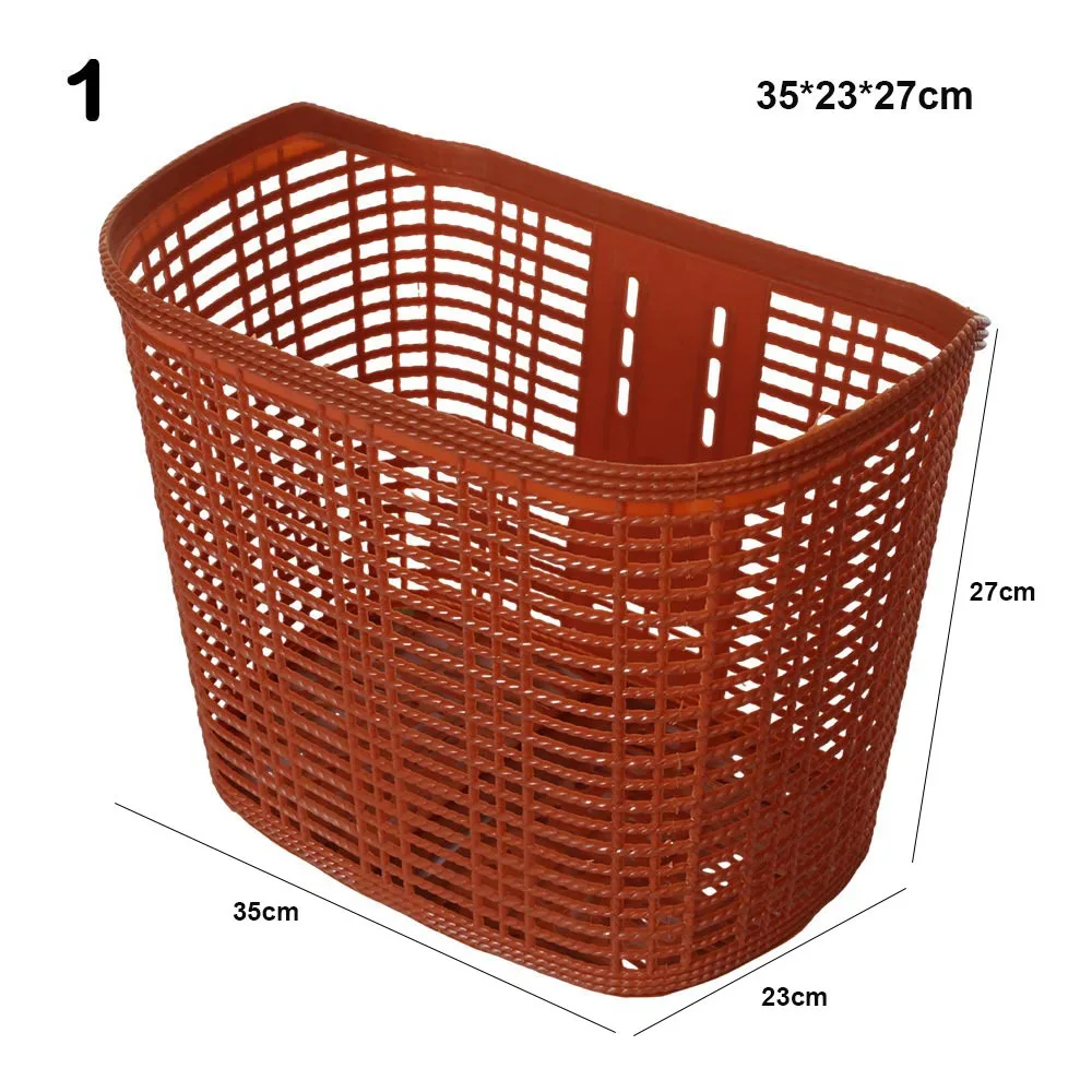 Cesta delantera para bicicleta infantil multicolor de plástico - imagen 5
