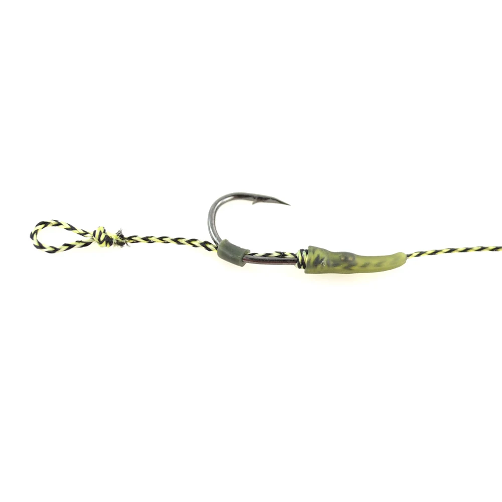 Accesorios de pesca de carpa, mangas antienredos, abrazaderas de anzuelo de pescado, alineador, Terminal de pesca, aparejos de goma, 20 Uds. - imagen 5