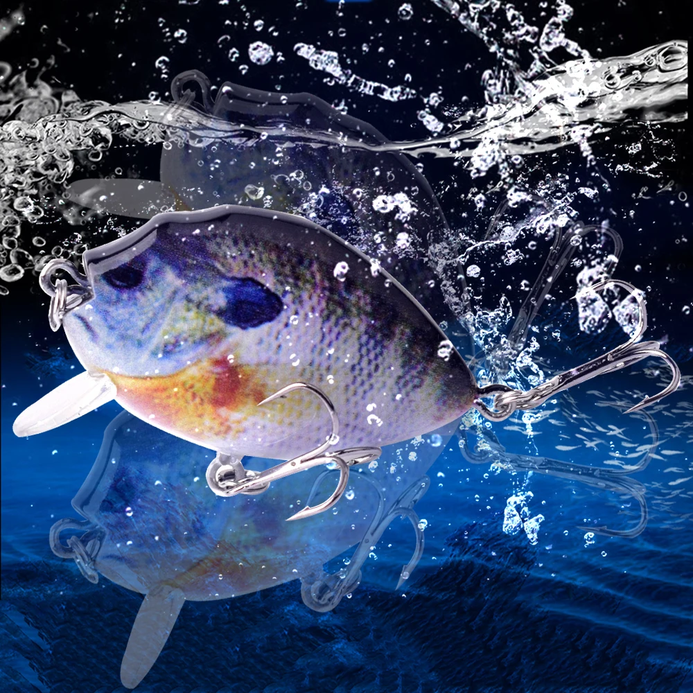 CCLTBA-señuelo Crankbait de 6cm y 14,5g, anzuelo redondo, Wobbler - imagen 4