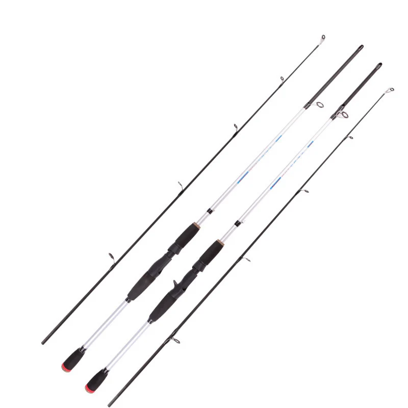 Jigging-caña de pescar giratoria, señuelo de pesca, perca de fundición para barco, pesca de viaje, 2 uds. ML, 1,65/1,8 m - imagen 2