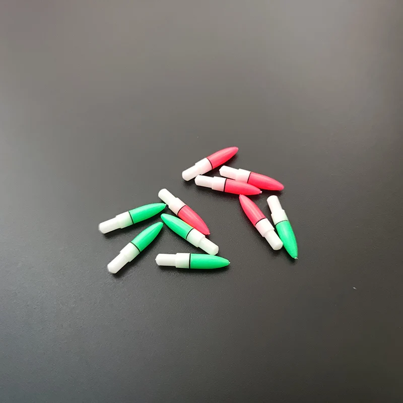 5 unids/lote palo de luz verde/rojo funciona con batería CR311 accesorio para flotadores luminosos aparejos de pesca ligeros J488 - imagen 2