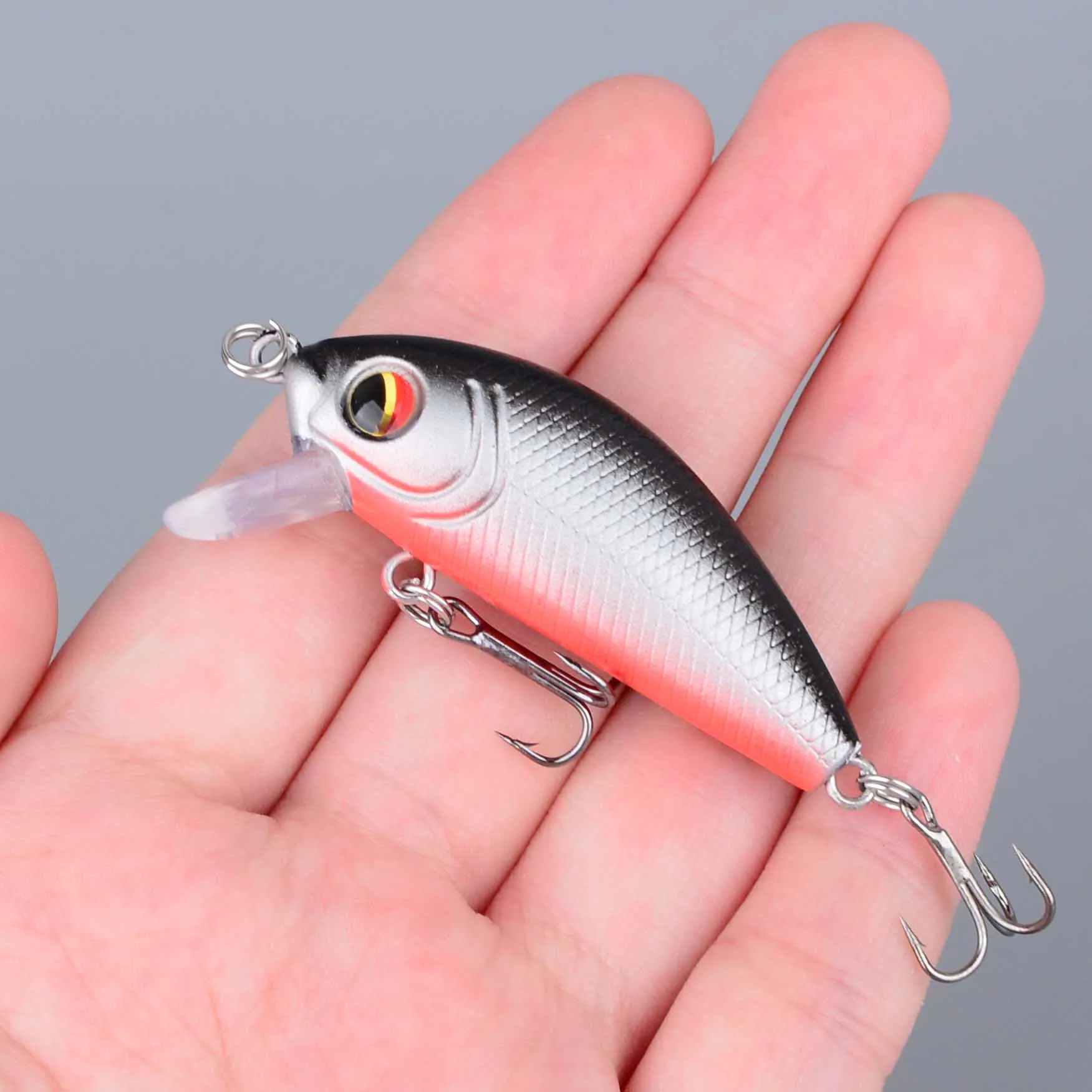 Crankbait Minnow duro para lubina, señuelo artificial