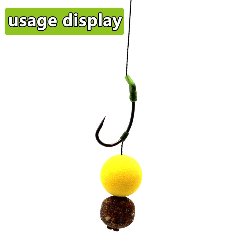 Accesorios de pesca de carpa Boilies de espuma para Zig Rig Hair Chod Ronnie Rig Boilies emergentes para equipo de aparejos de pesca de carpa - imagen 4