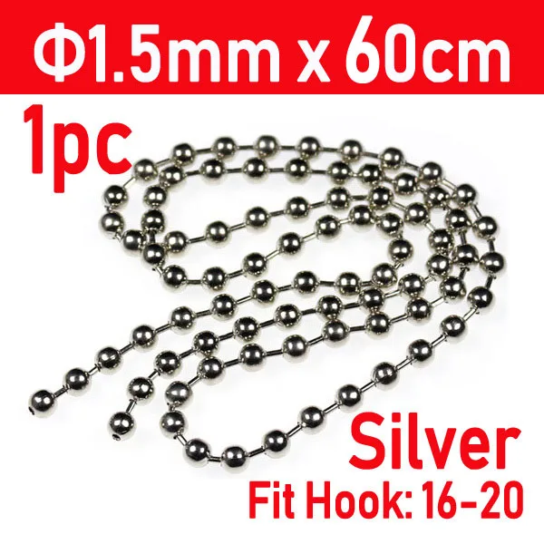 1pc Silver 1l5mm