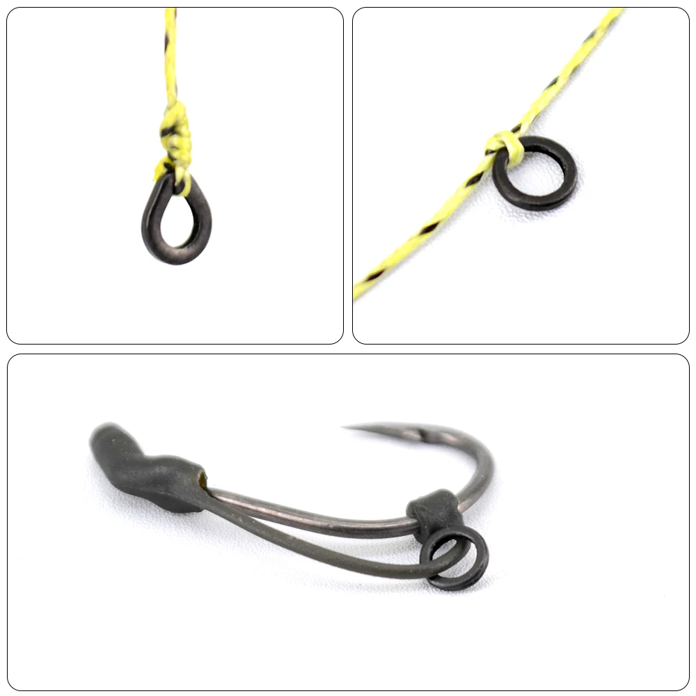Anillos de aparejo de pesca de carpa, anillos de cebo Boilie para aparejos de conexión de gancho, Boilies emergentes, aparejos de pelo, accesorios de pesca duraderos y fáciles de usar - imagen 3