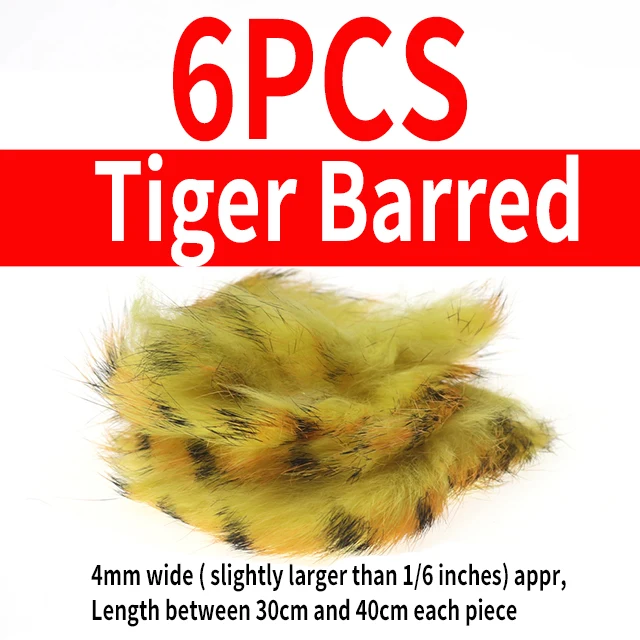 6PCS Tiger Barred