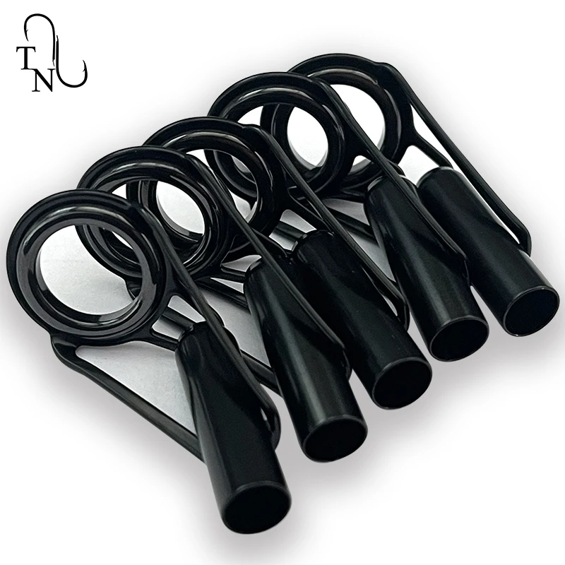 TN27 BSTST 5 uds guías de punta de pesca construcción guías de caña de pescar anillo Kit de reparación de agua salada para accesorios de repuesto de pesca - imagen 2