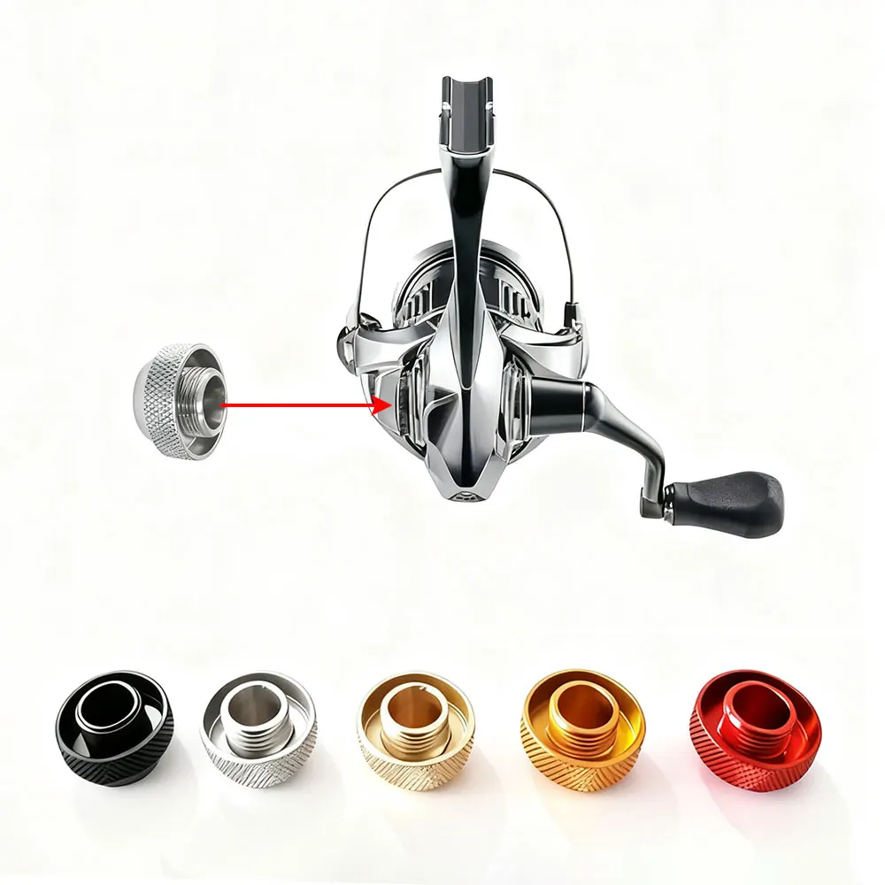 Tapa de tornillo de mango de carrete giratorio para SHIMANO EXSENCE/COMPLEX/STELLA/STRADIC/ULTEGRA/WANFORD/SOARE, piezas de repuesto de carrete de pesca - imagen 4