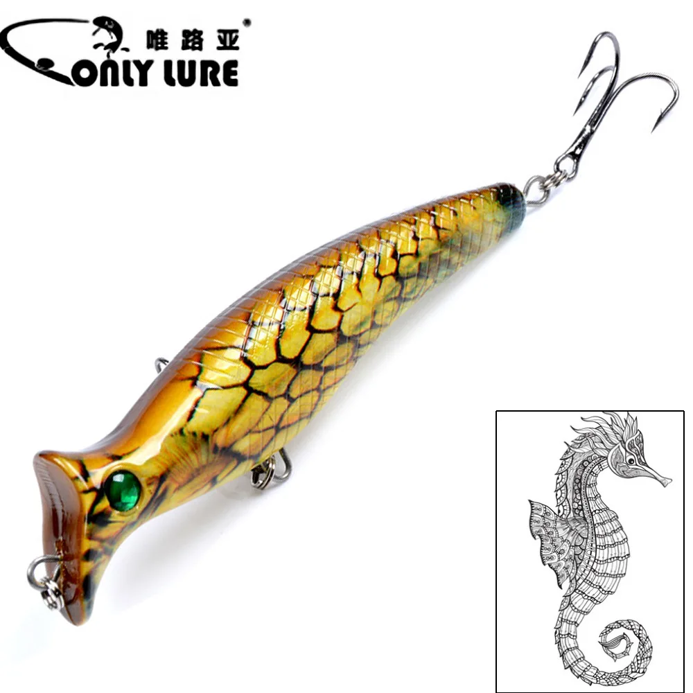 Luya-cebos pintados de 12,4 cm/20,4g, cebos biónicos de escalada en superficie, para matar agua dulce marina - imagen 2